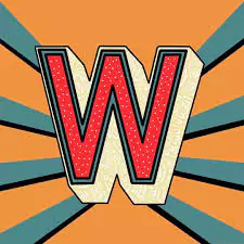 w letter words images